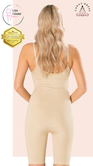 High-Cut Slimmer (Full Body) Beige